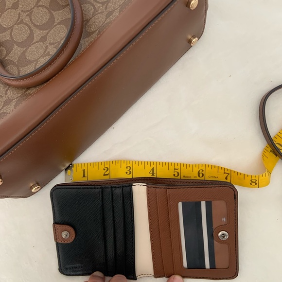 EUC Coach Mini Sierra Khaki Brown Satchel - Picture 15 of 16